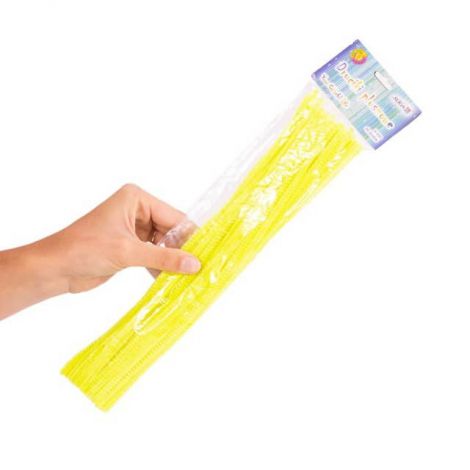 Druciki kreatywne Aliga 30cm Żółte, 40szt - 2